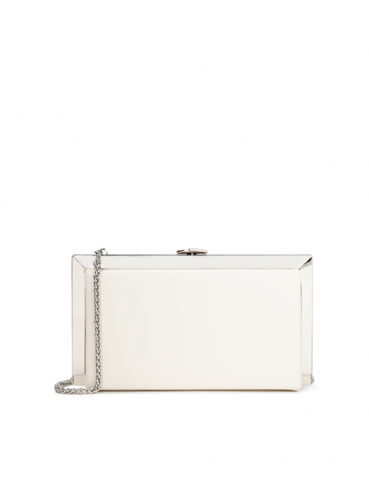 Kopertówka damska w kolorze amanej bieli