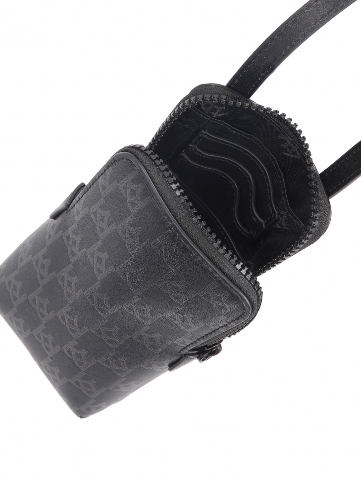 Mała torba męska z paskiem na ramię i zapięciem do szlufki spodni