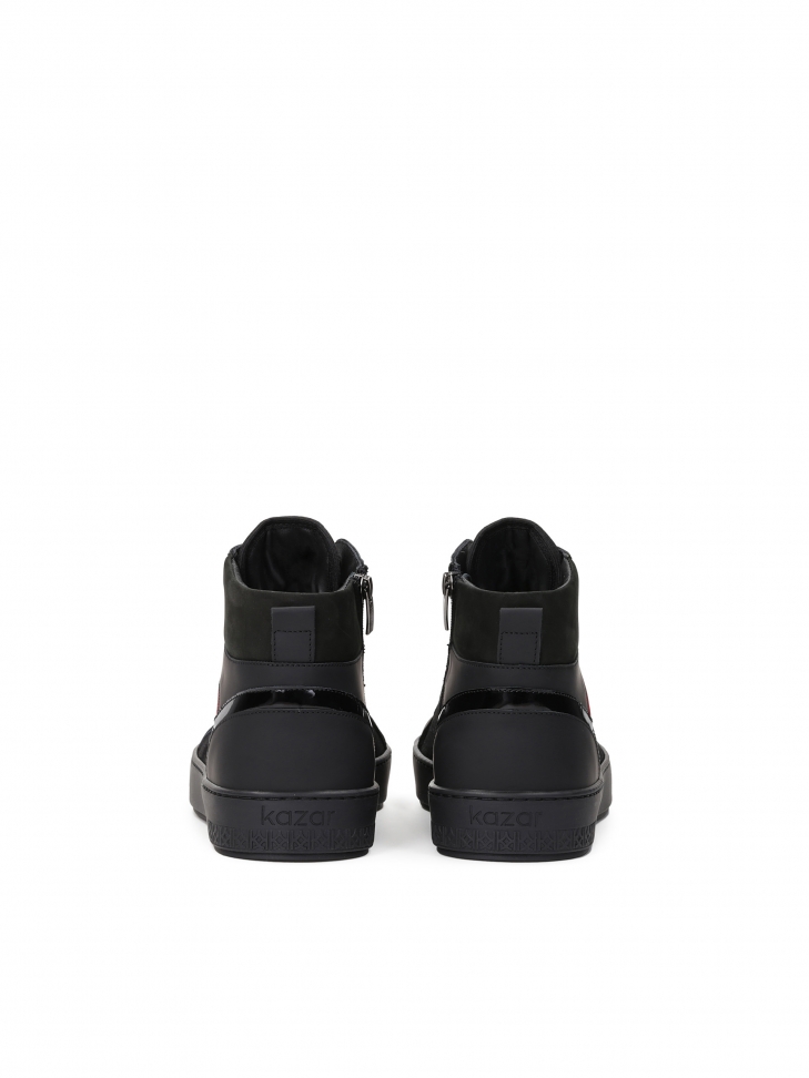 Czarne sneakersy męskie