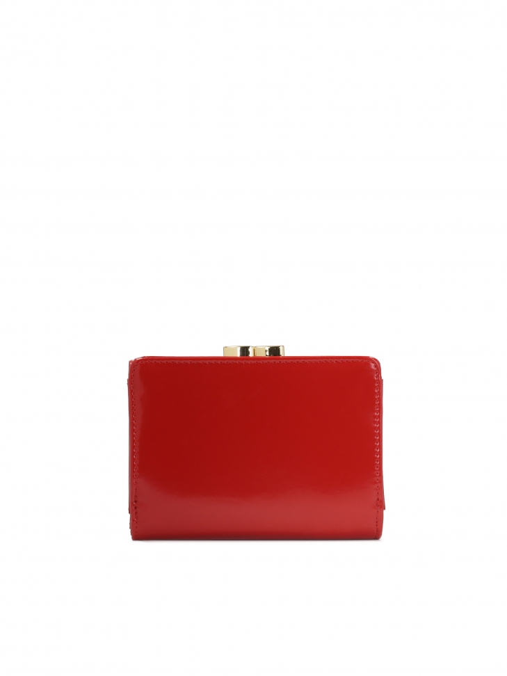 Kompaktowy czerwony portfel