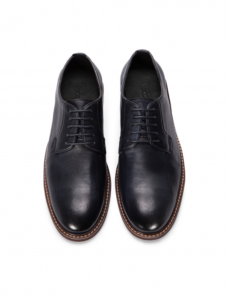 Granatowe półbuty męskie