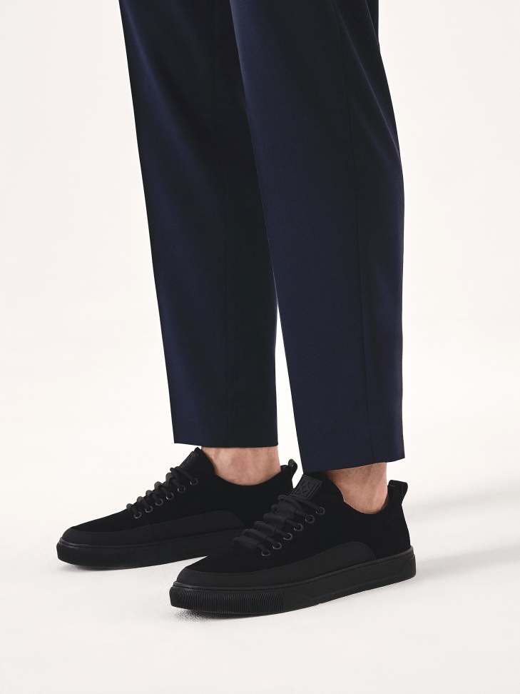 Męskie sneakersy z łączonych materiałów