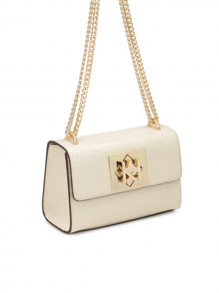 Torebka damska z tłoczonej skóry