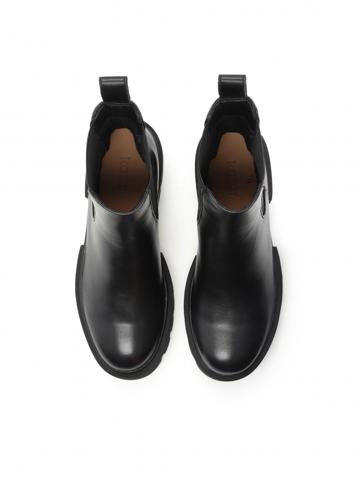 Czarne trzewiki damskie