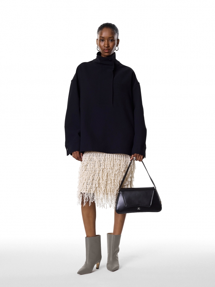 Szare botki na obcasie typu kitten heels