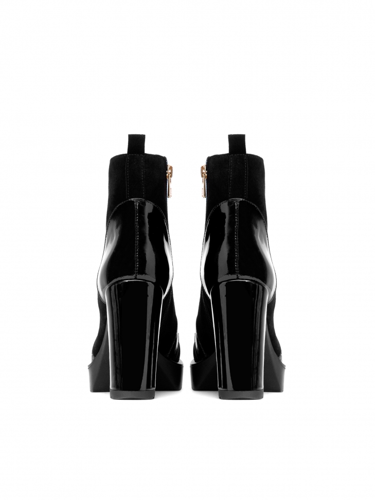 Czarne botki damskie