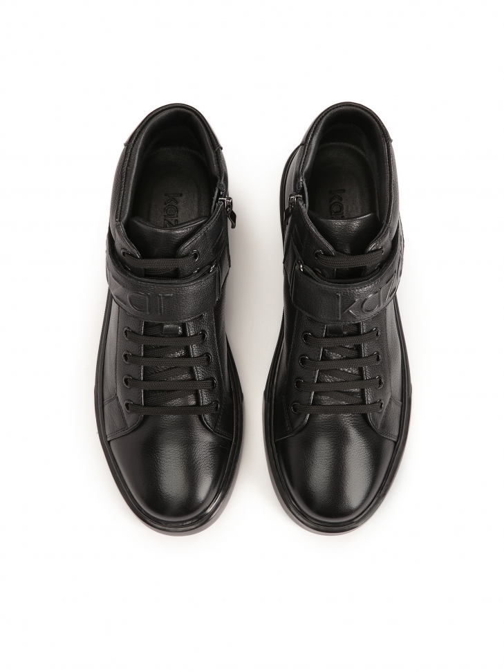 Miejskie sneakersy ze skóry licowej