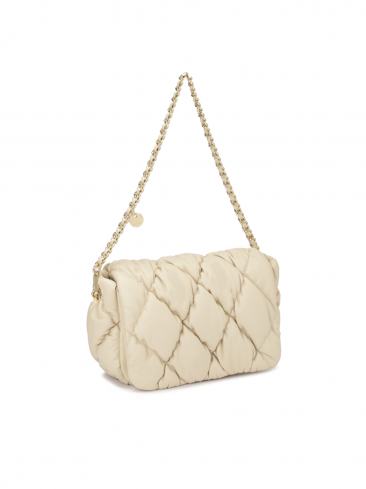 Torebka z miękkiej pikowanej skóry