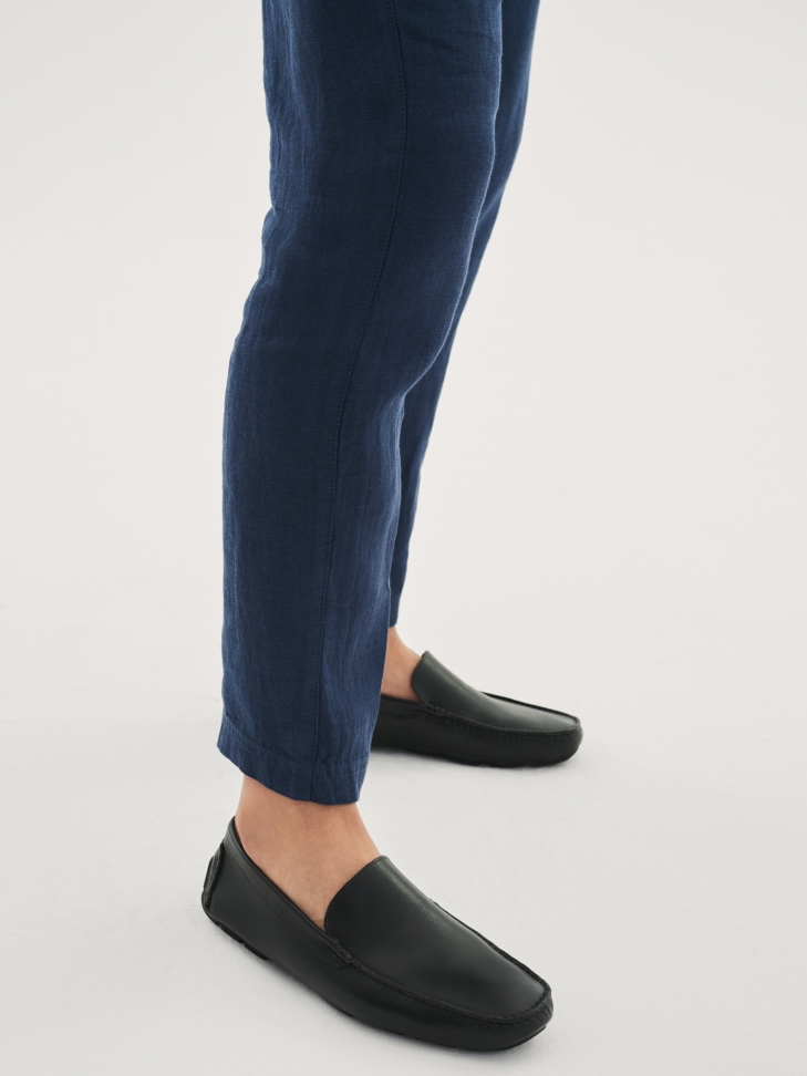 Czarne mokasyny męskie