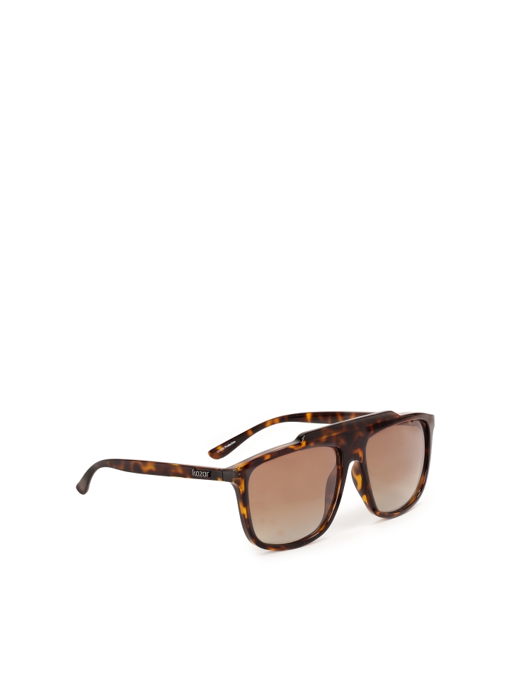 Brązowe polaryzacyjne okulary przeciwsłoneczne