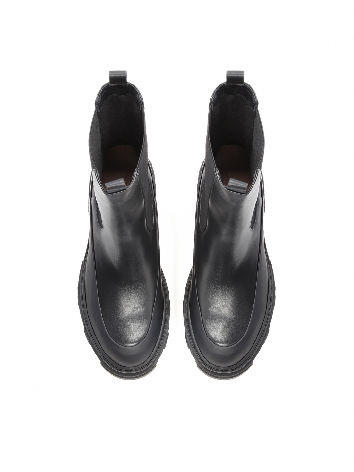 Czarne trzewiki damskie