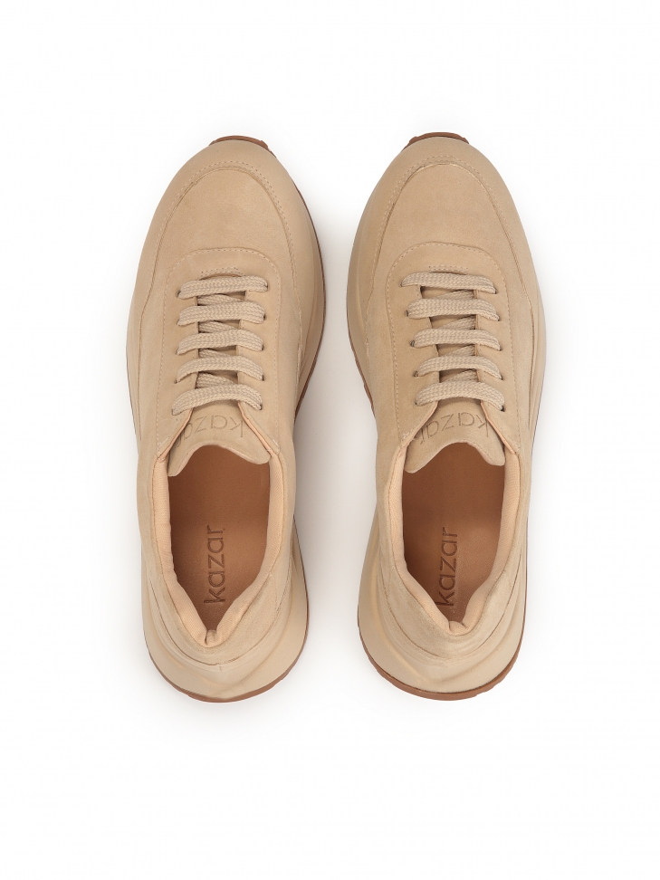 Zamszowe sneakersy damskie