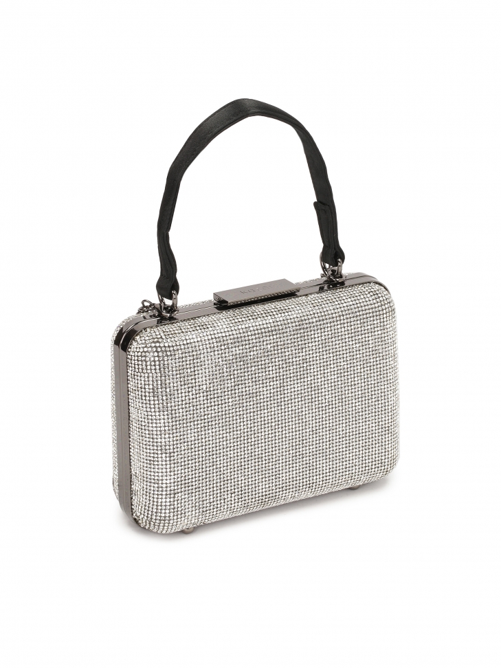 Wieczorowa kopertówka zdobiona yształkami