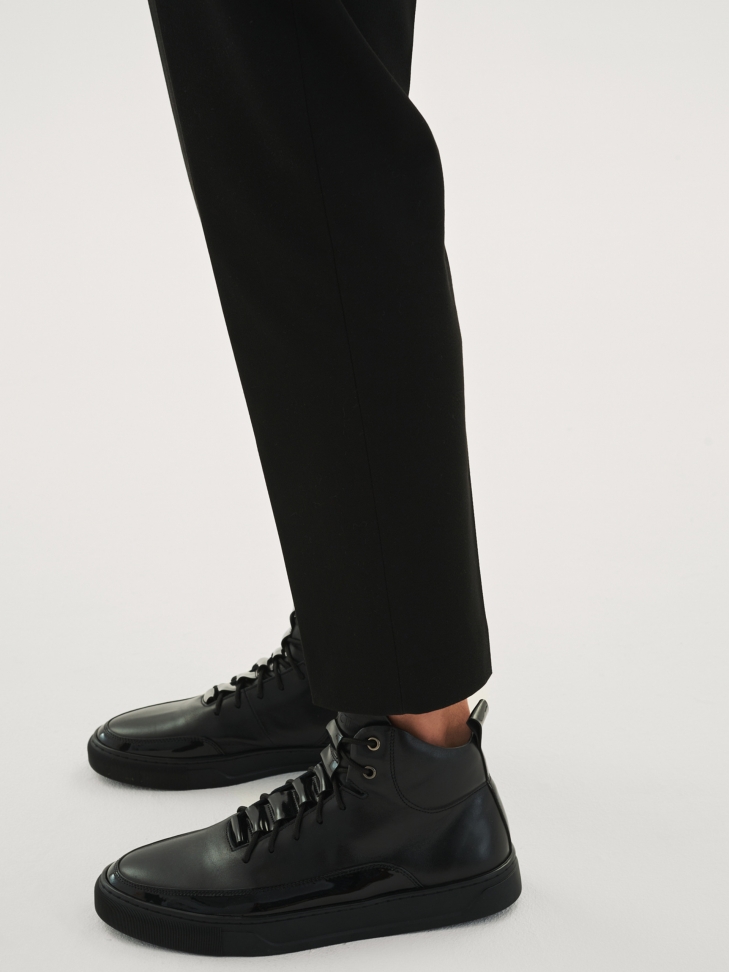 Czarne sneakersy męskie