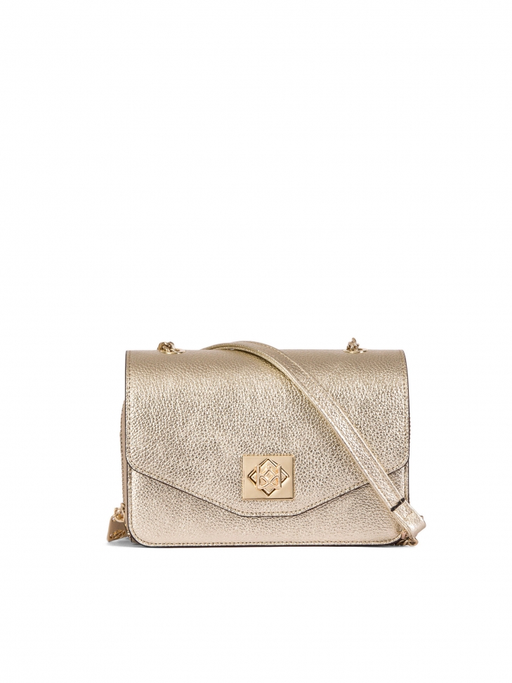 Złota torebka damska
