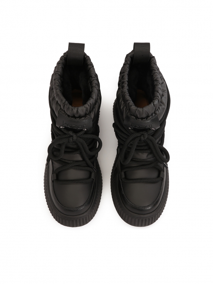 Śniegowce na grubej podeszwie