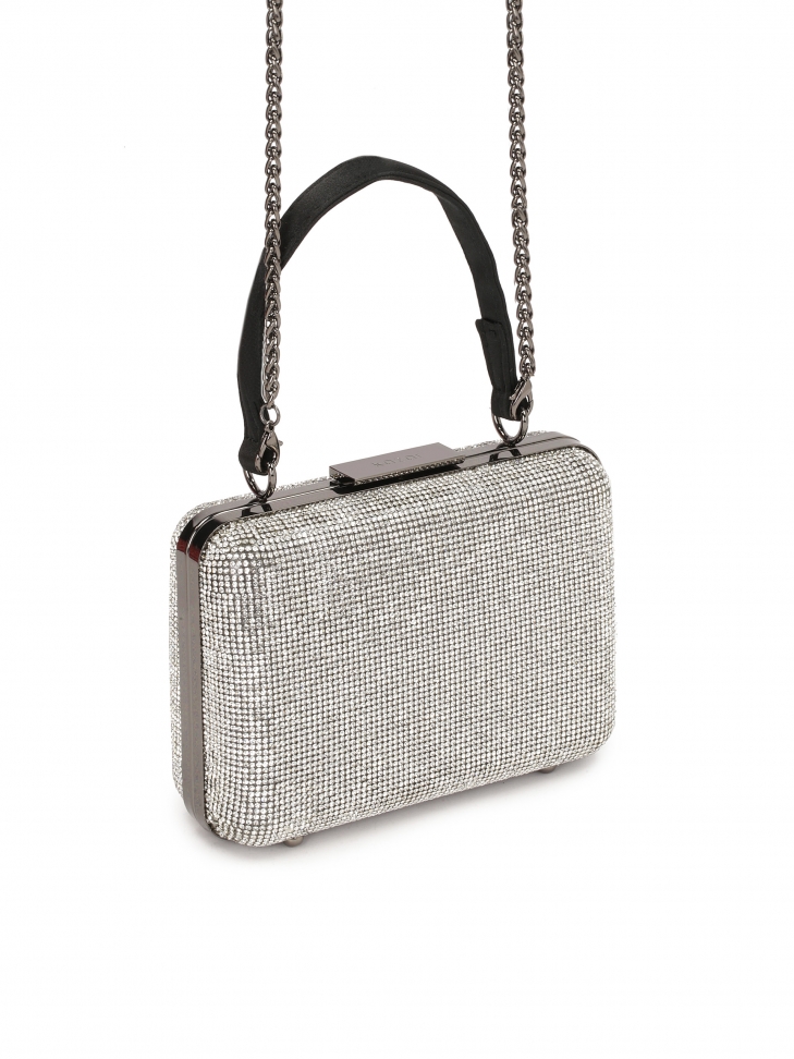 Wieczorowa kopertówka zdobiona yształkami