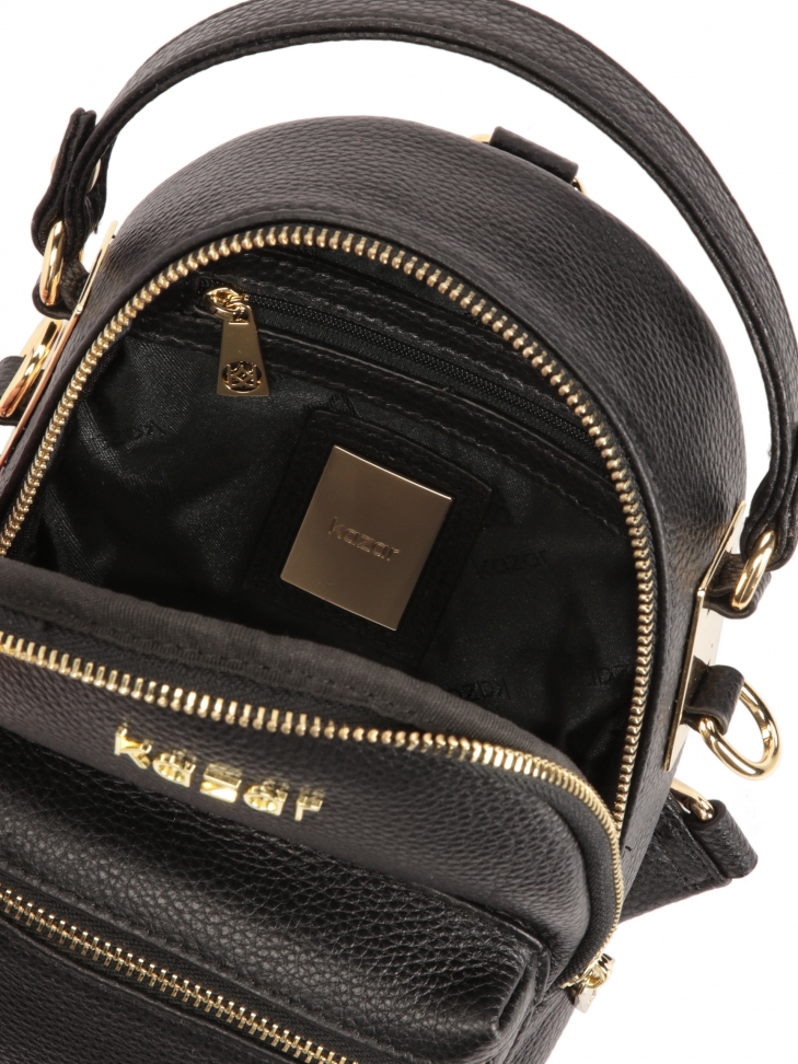 Mały czarny plecak 2w1