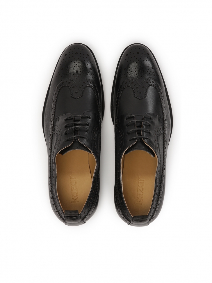 Casualowe półbuty męskie ze zdobieniem brogue