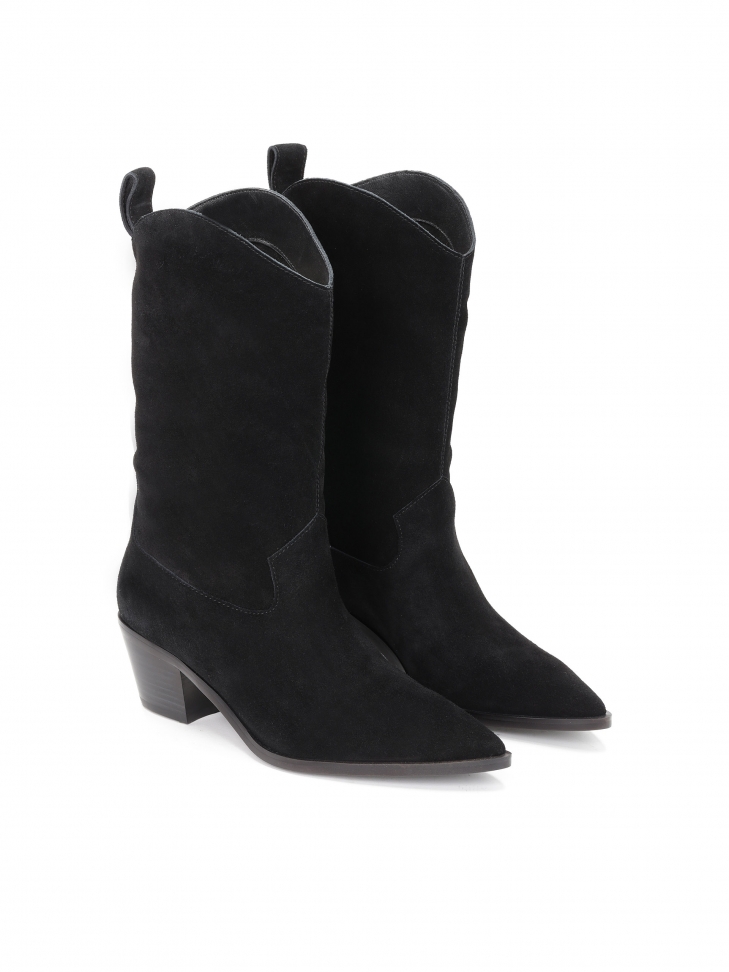 Czarne botki damskie