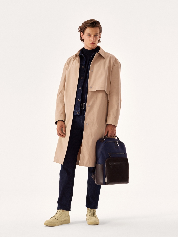 Sneakersy męskie za kostkę z zamszu