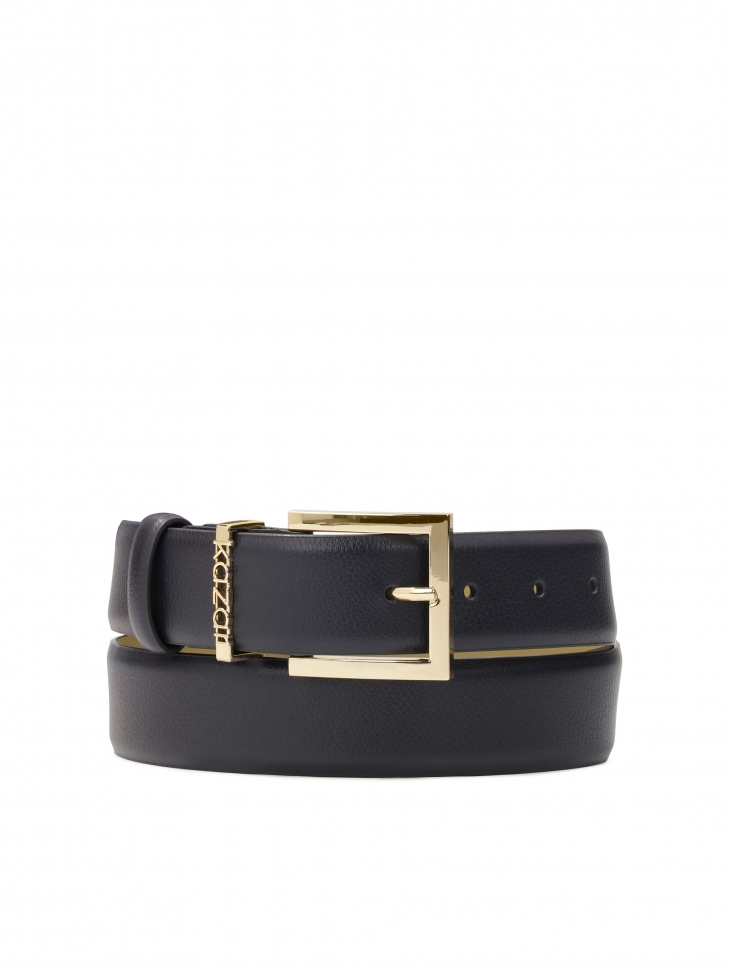 Granatowy pasek z logowaną szlufką