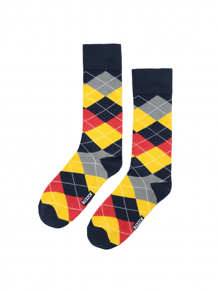 Wysokiej jakości kolorowe skarpety męskie