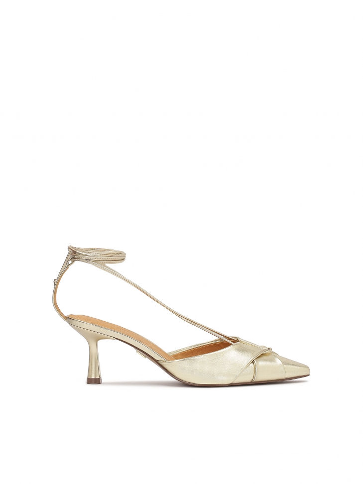 Czółenka z odytą piętą w otym kolorze