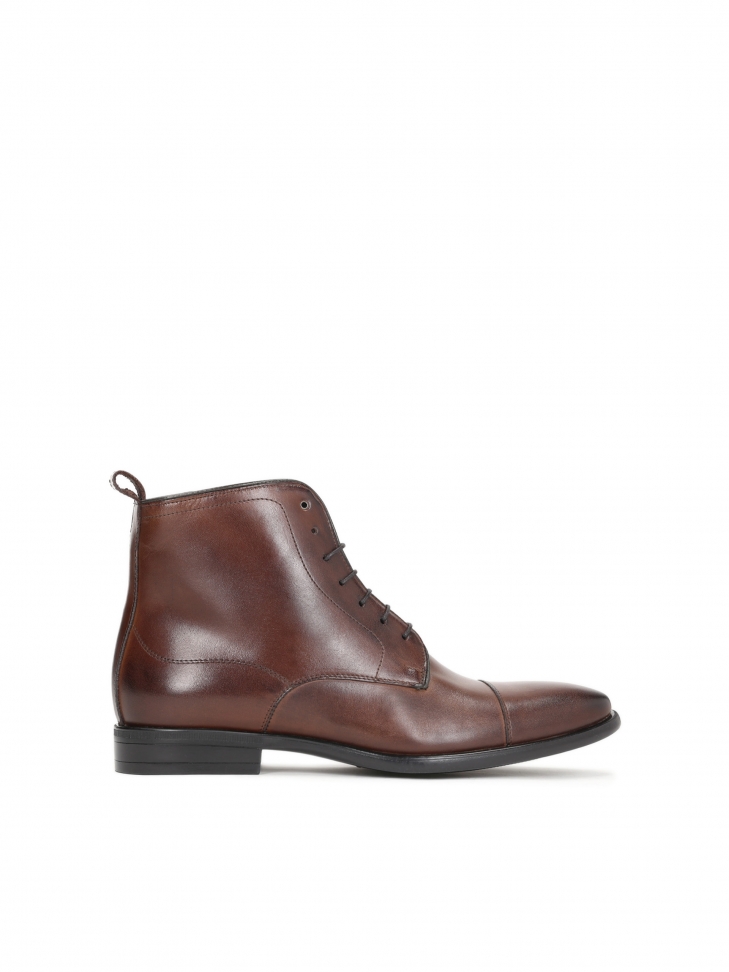 Brązowe trzewiki męskie