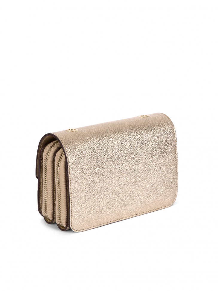 Złota torebka damska