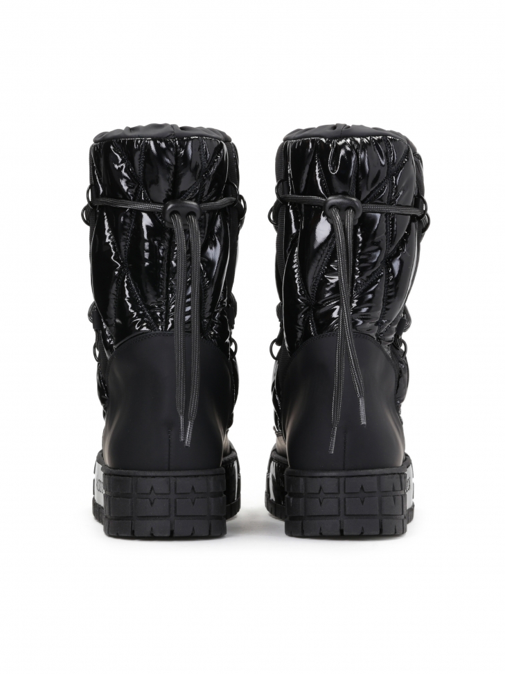 Czarne trzewiki damskie