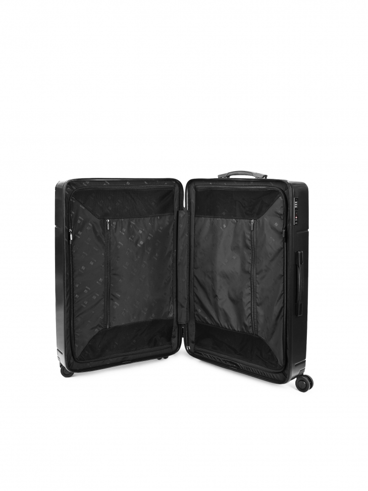 Duża walizka PC w szarym kolorze