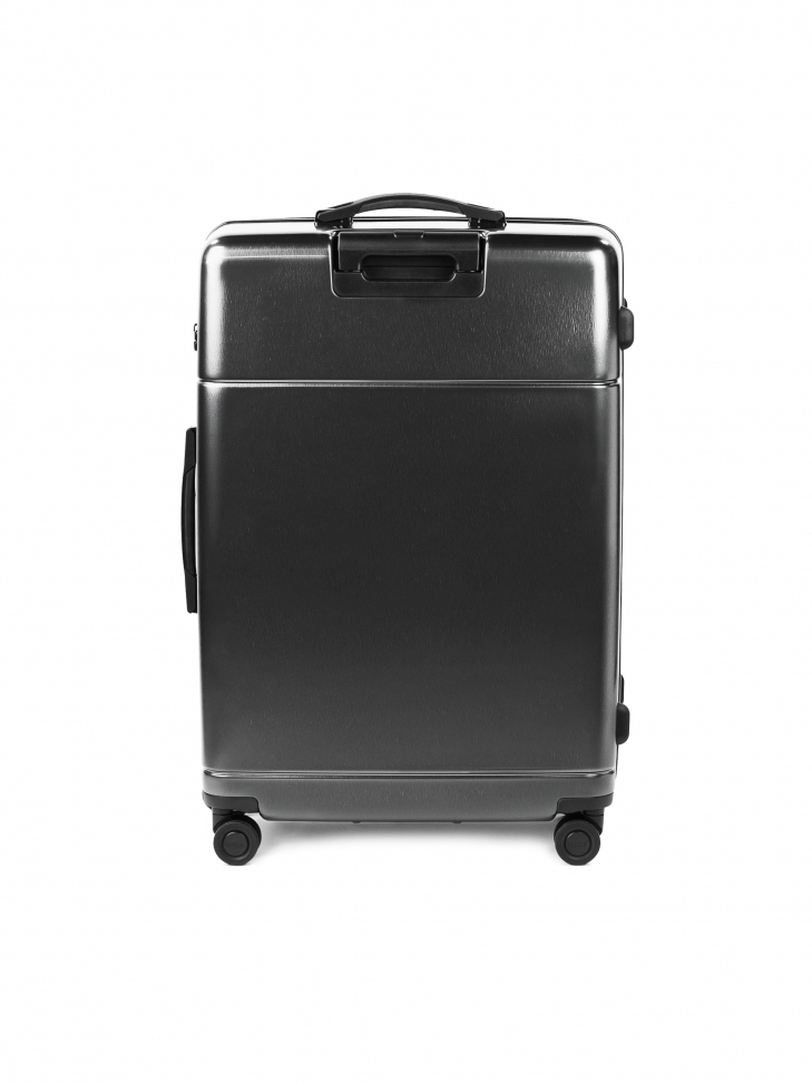 Duża walizka PC w szarym kolorze