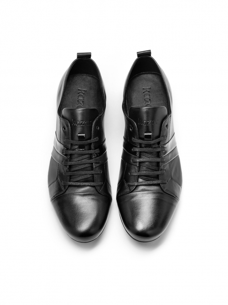 Czarne półbuty męskie