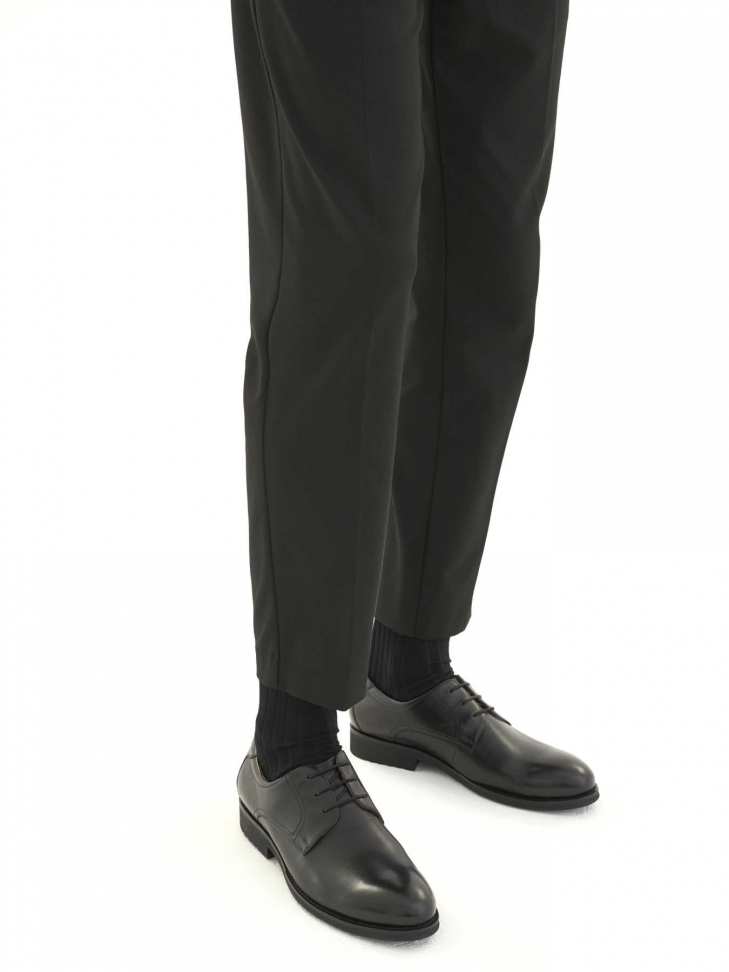 Czarne półbuty męskie