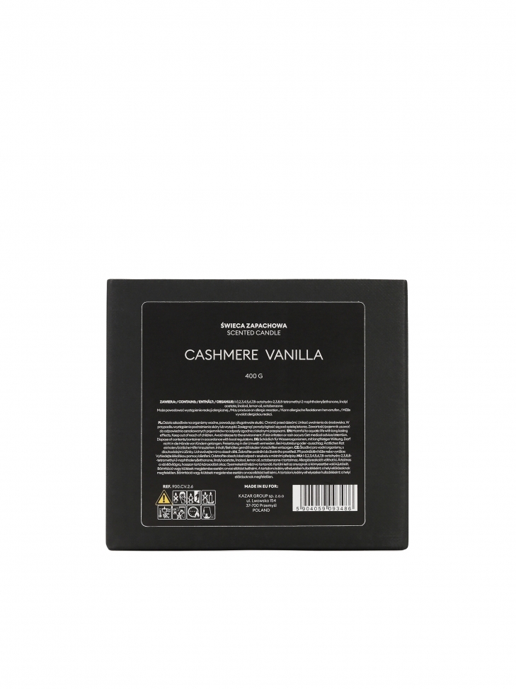 Świeca zapachowa woskowa Cashmere Vanilla 400g