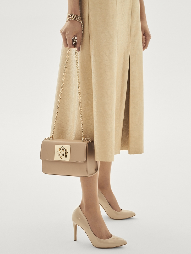 Beżowa torebka damska