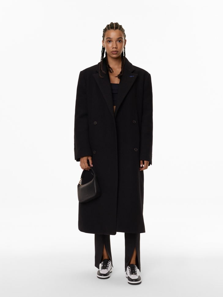 Mała skórzana torebka na ramię z komorą na zamek