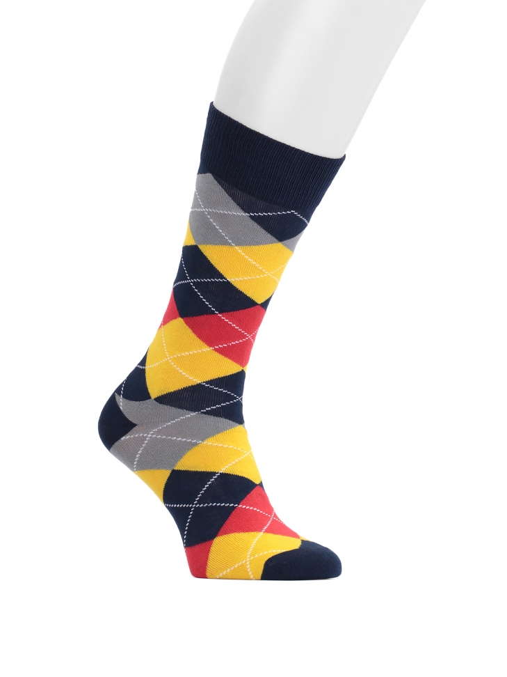 Wysokiej jakości kolorowe skarpety męskie