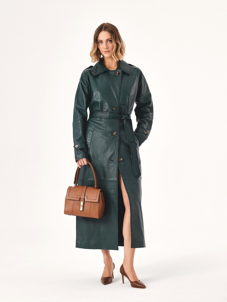 Brązowe czółenka na komfortowym obcasie