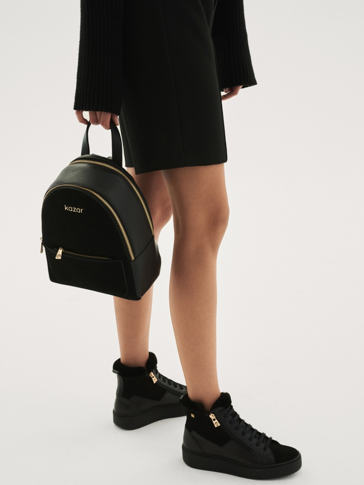 Czarne sneakersy damskie