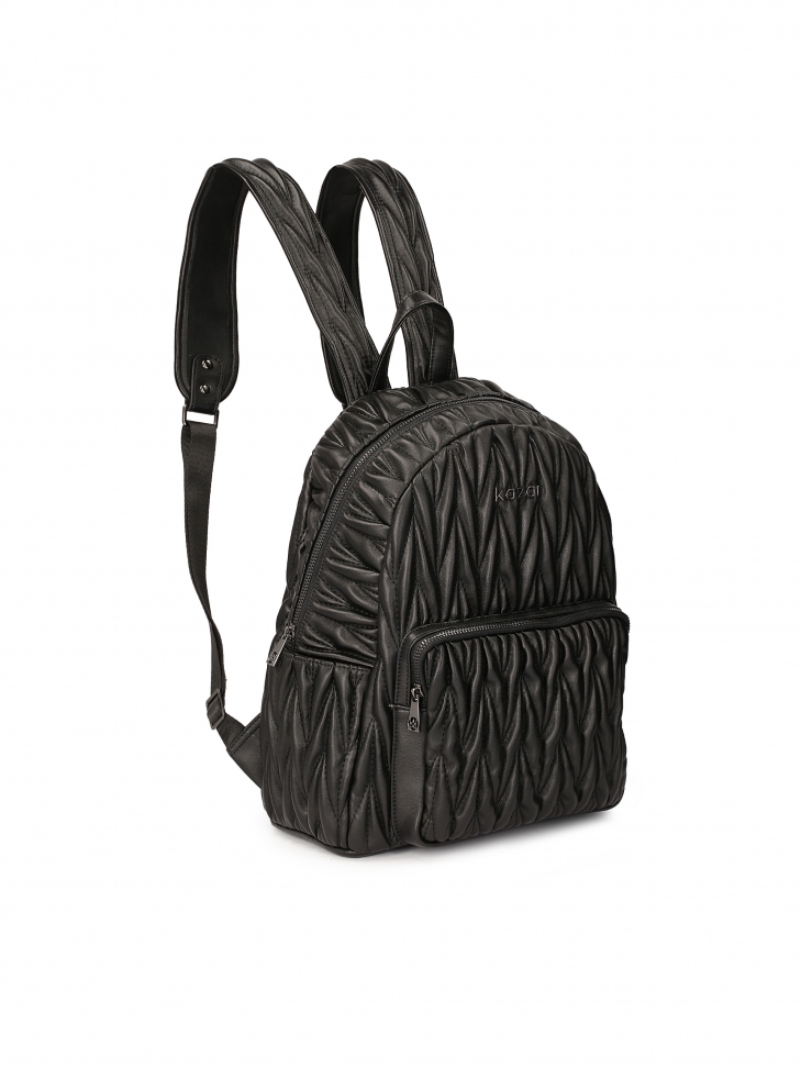 Miękki plecak zdobiony pikowaniem