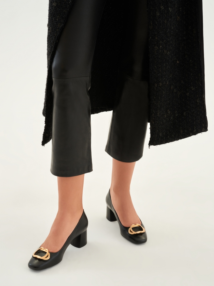 Czarne czółenka damskie