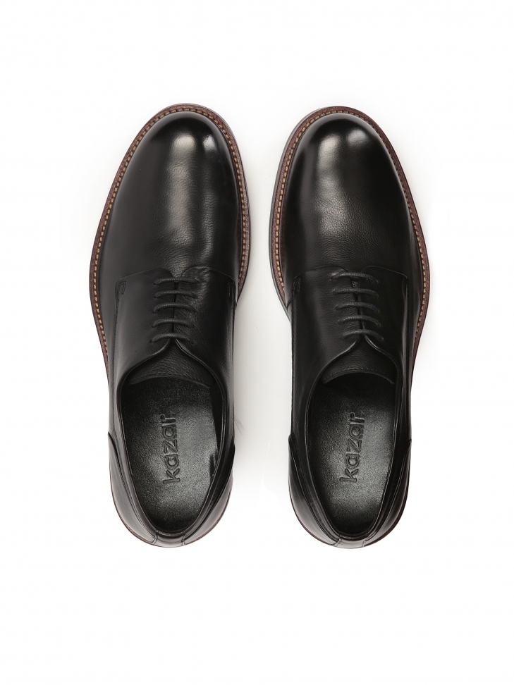 Klasyczne półbuty męskie z otwartą przyszwą