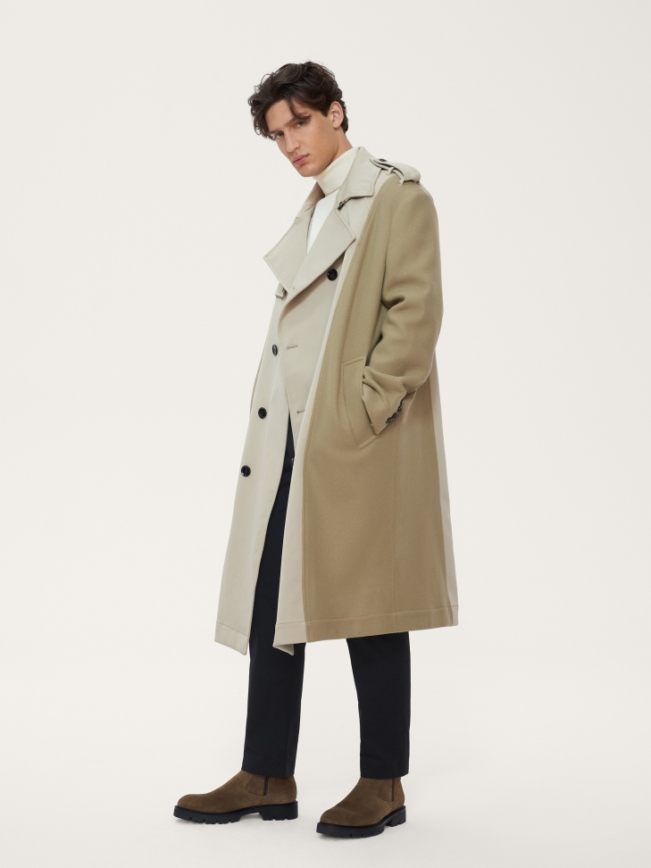 Zamszowe trzewiki męskie z suwakami