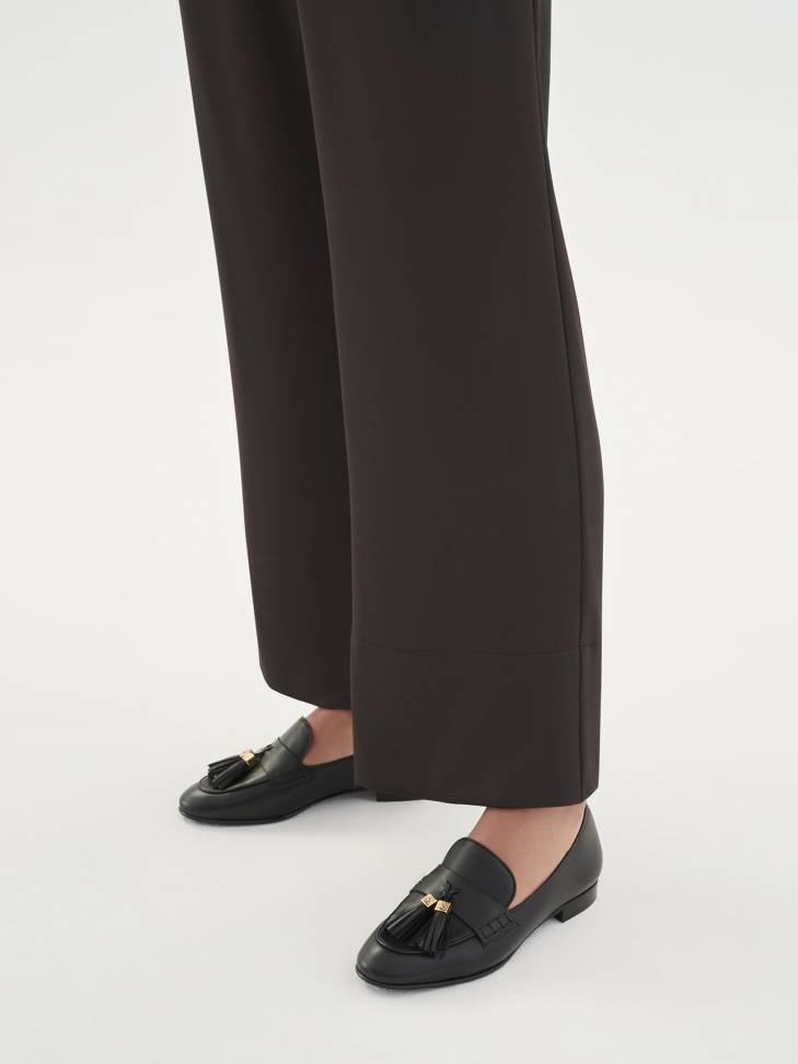 Czarne półbuty damskie