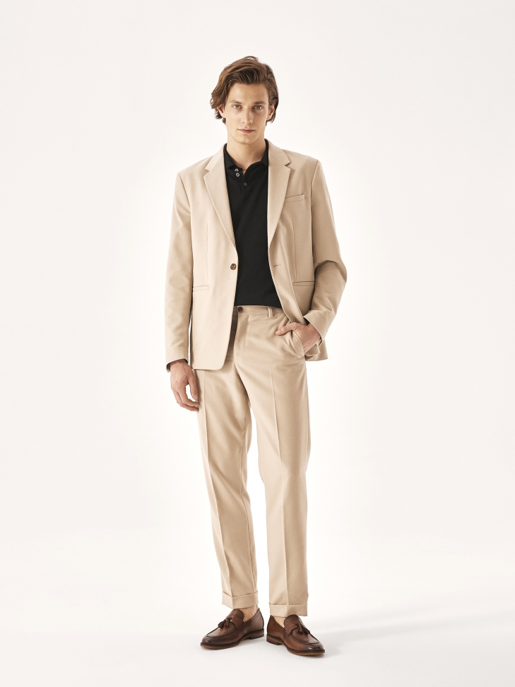 Casualowe loafersy męskie skórzane