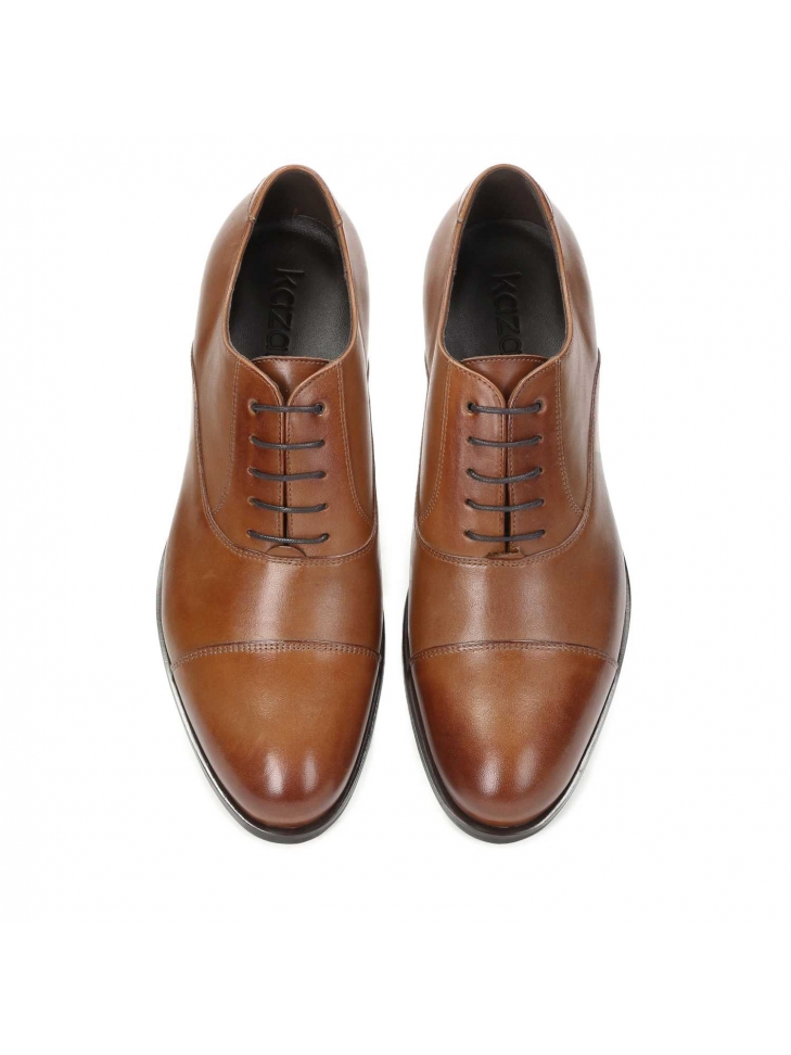 Brązowe półbuty męskie