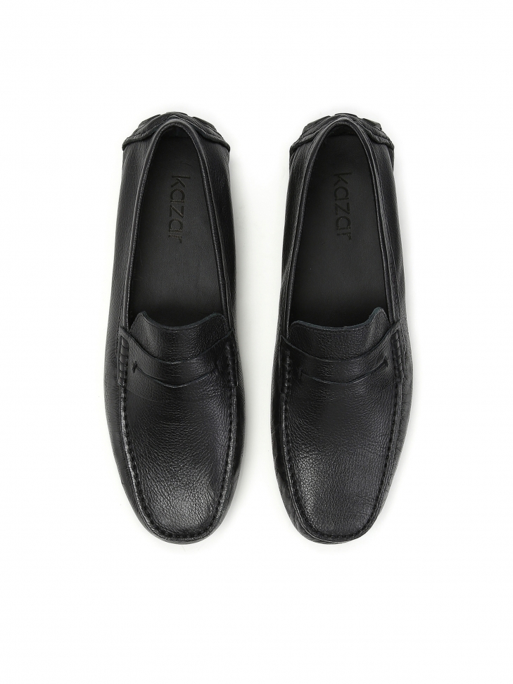 Czarne mokasyny męskie