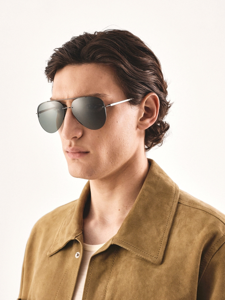 Półramkowe okulary przeciwsłoneczne